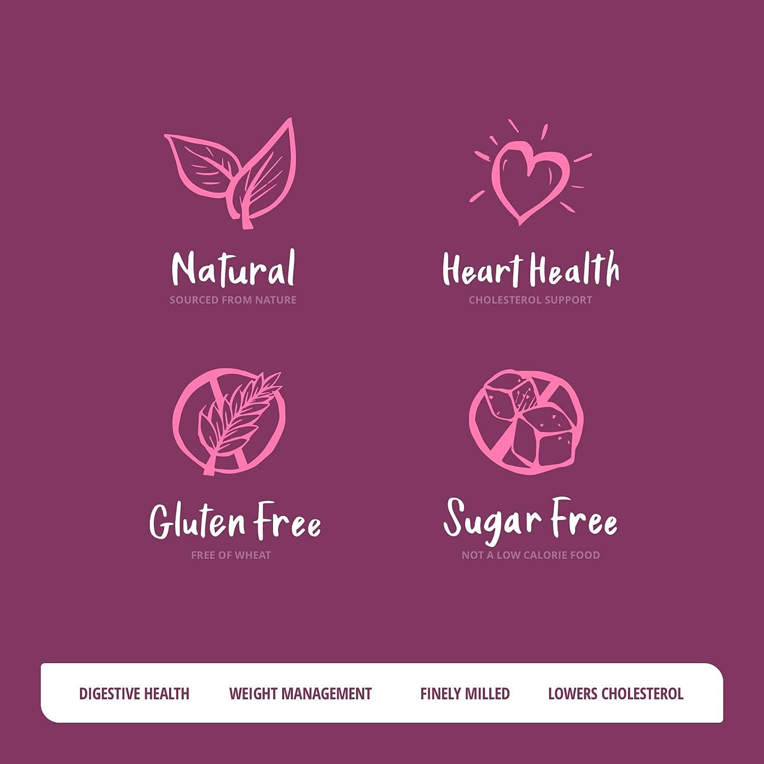 Sugar-Free Psyllium Husk Fiber Powder, Berry Flavored 19 oz