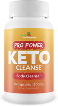 PRO Power Keto Cleanse - Plant Based Body Cleanse W/PROBIOTICS - Keto Cleanse to AID Healthy Ketone Levels for Energy - Support Nutrient Absorption & DETOXIFICATION - Promote Body Health & Wellness