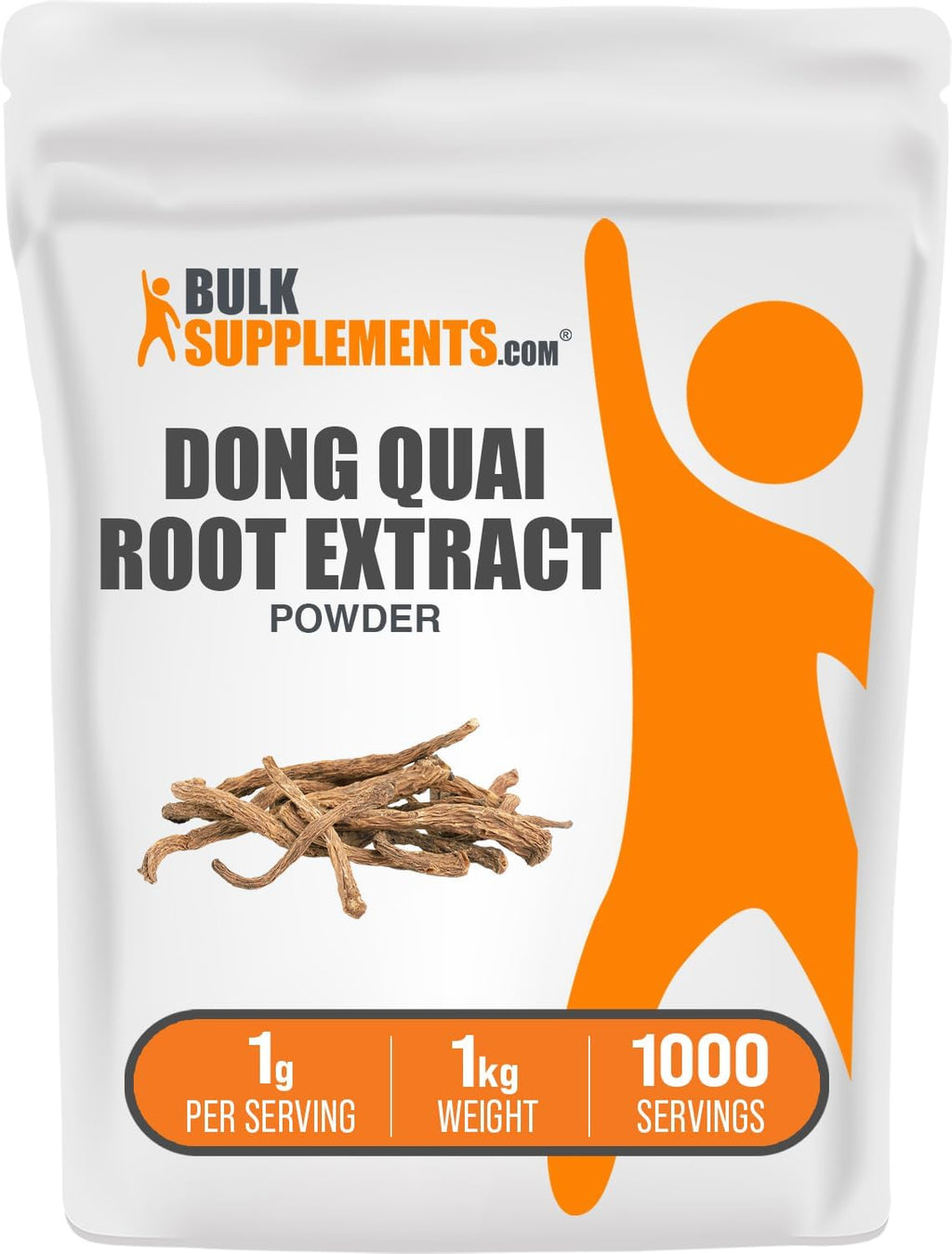BulkSupplements.com Dong Quai Root Extract Powder - Angelica Root Powder, Dong Quai Herbal Supplements - Vegan & Gluten Free, 1g per Serving, 1kg (2.2 lbs) (Pack of 1)