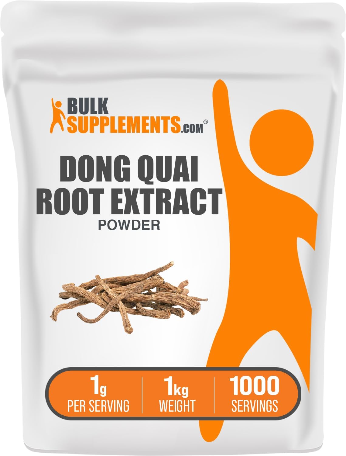 BulkSupplements.com Dong Quai Root Extract Powder - Angelica Root Powder, Dong Quai Herbal Supplements - Vegan & Gluten Free, 1g per Serving, 1kg (2.2 lbs) (Pack of 1)