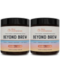 Live Conscious Beyond Brew - Superfood Coffee Alternative - Low Caffeine - Lion’s Mane, Reishi, Cordyceps & Chaga for Sustained Focus, Energy & Immunity - w/ Prebiotics & Probiotics Supports Gut Health 6 oz (2-Pack)