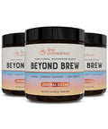 Live Conscious Beyond Brew - Superfood Coffee Alternative - Low Caffeine - Powerful Mushroom Complex - Lion’s Mane, Reishi, Cordyceps & Chaga for Sustained Focus, Energy & Immunity - Prebiotics & Probiotics Supports Gut Health - 30 Servings (3-Pack)