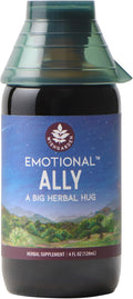 WishGarden Herbs Emotional Ally - All-Natural Fast-Acting Liquid Herbal Supplement with Passionflower, Scullcap, St Johns Wort & Motherwort Supports Emotional Grounding, A Big Herbal Hug, 4oz