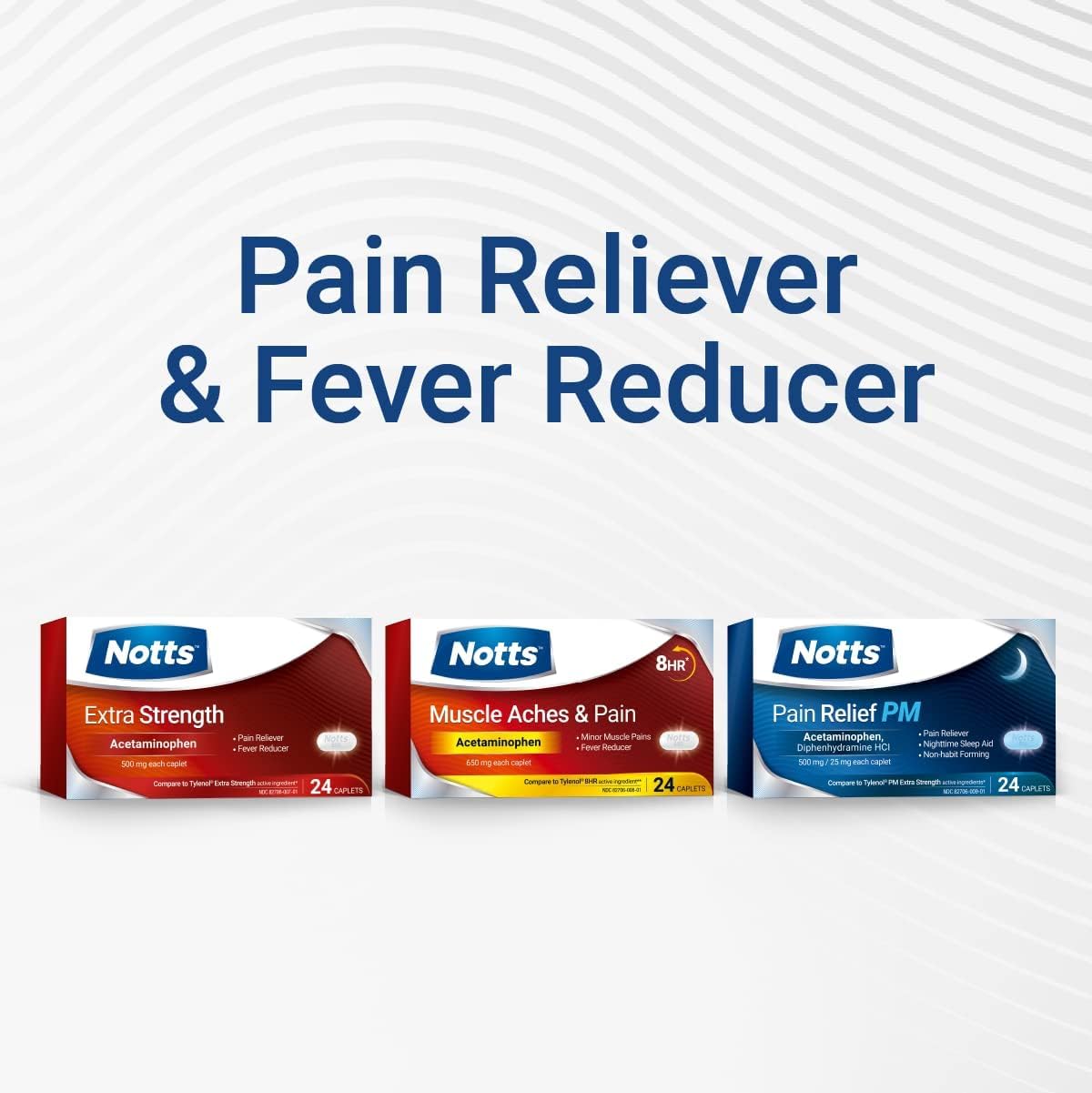 PM Extra Strength Pain Relief & Sleep Aid, 500mg Acetaminophen & 25mg Diphenhydramine HCl, 50 Caplets for Nighttime Aches, Headaches & Body Pain, Non-Habit Forming (Pack of 2)