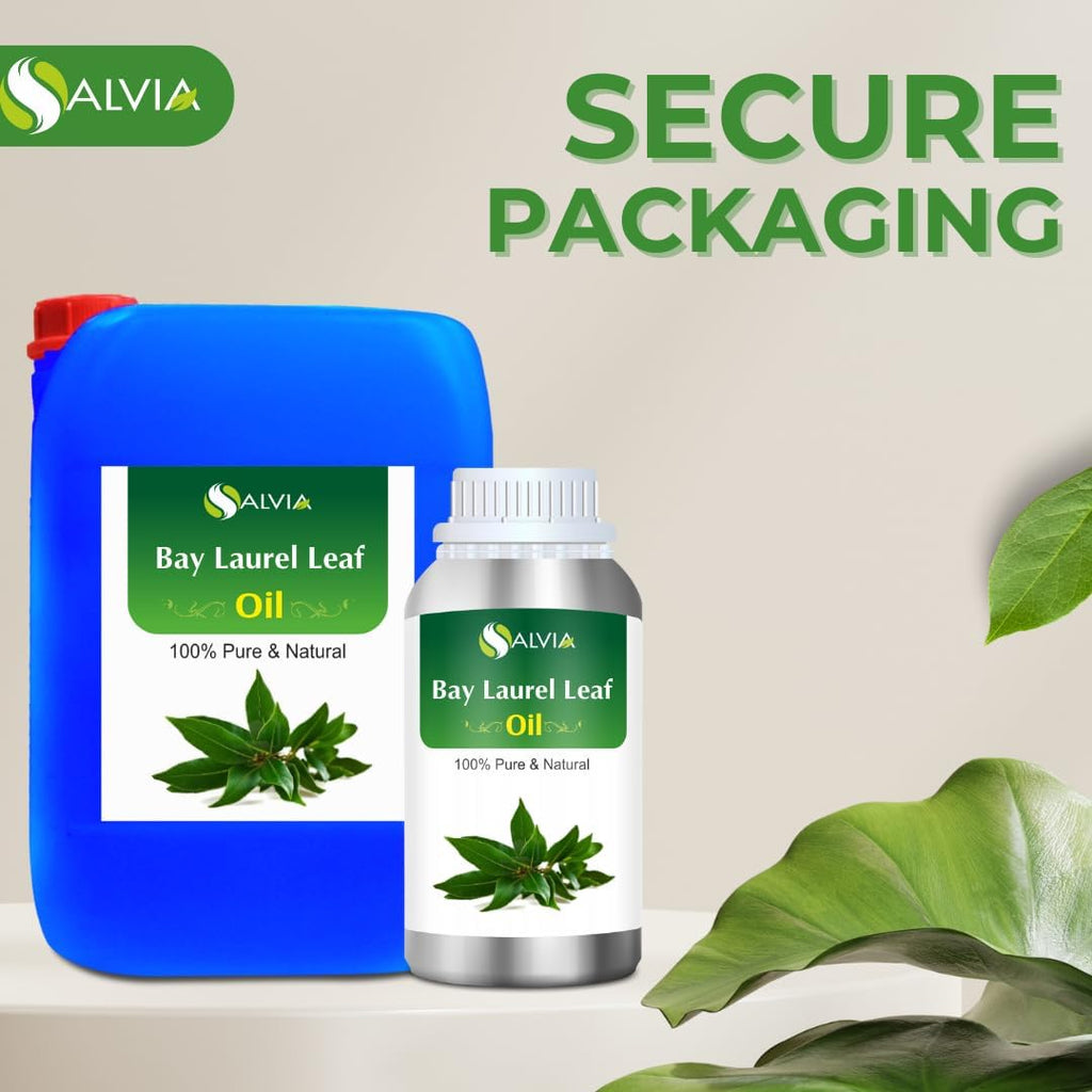 Bay Laurel Leaf Oil (Laurus Nobilis) Essential Oil 100% Pure & Natural Undiluted Unrefined Uncut Organic Standard Oil Therapeutic Grade Oil Aromatherapy Bulk Oil - 250ml