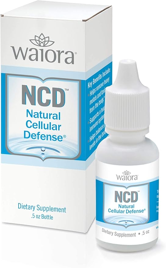 Natural Cellular Defense (NCD) Liquid Supplement, Advanced Mineral & Botanical Formula, Daily Immune & Cellular Wellness, Easy Absorption Drops, pH Balance, Cleansing (One .5 oz Bottle, 90 serv.)