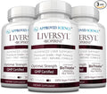 Approved Science Liversyl - Support Optimal Liver Function - Cleanse and Detox - Fast and Effective - Milk Thistle, Artichoke Extract, and Bioperine - Vegan - 180 Count - 3 Month Supply - Made in USA