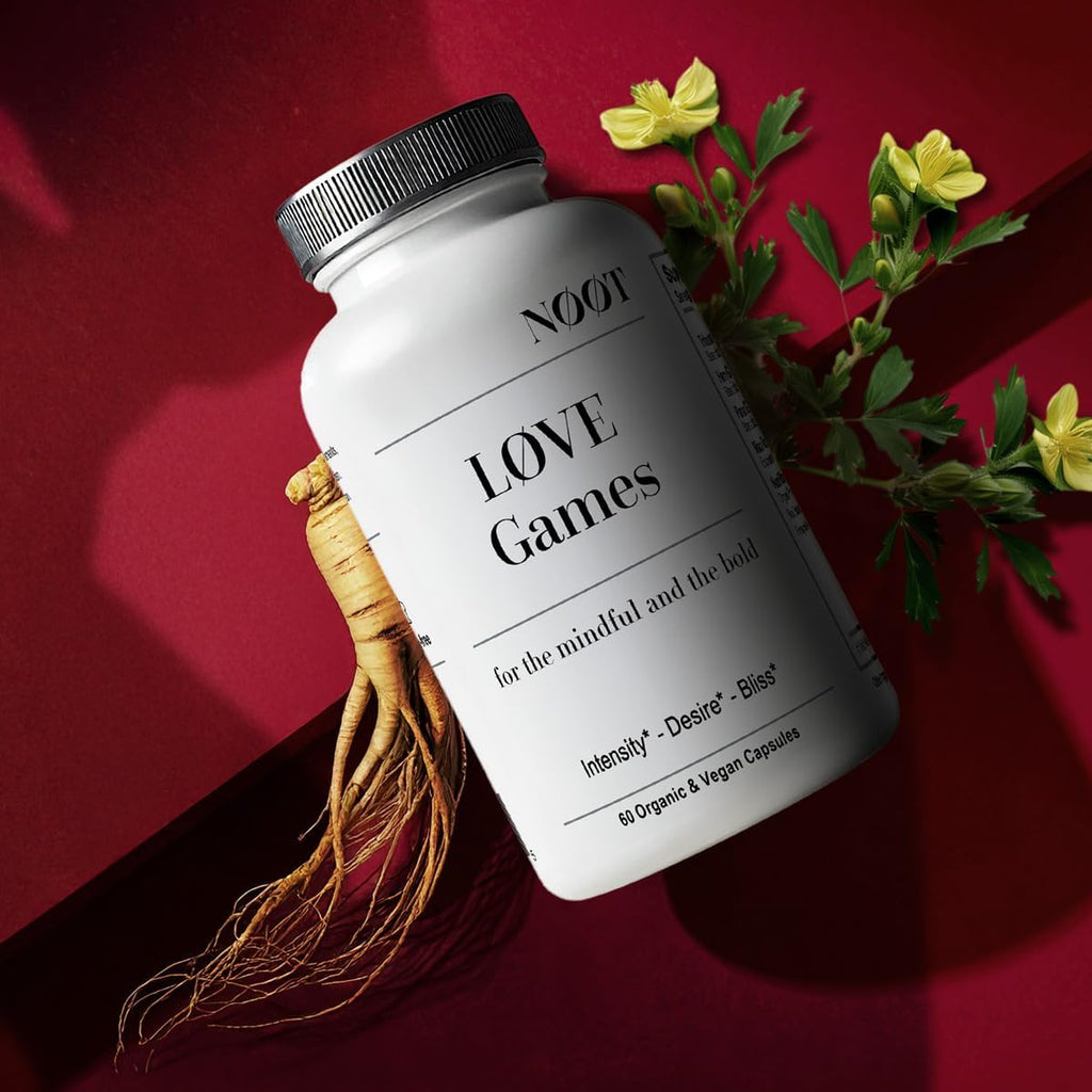 Love Games - Lab Tested Libido Booster for Women and Men Fast Acting, Natural Aphrodisiac with Tribulus Terrestris, Horny Goat Weed, Maca and Panax Ginseng 60 Capsules, 1 Month Supply