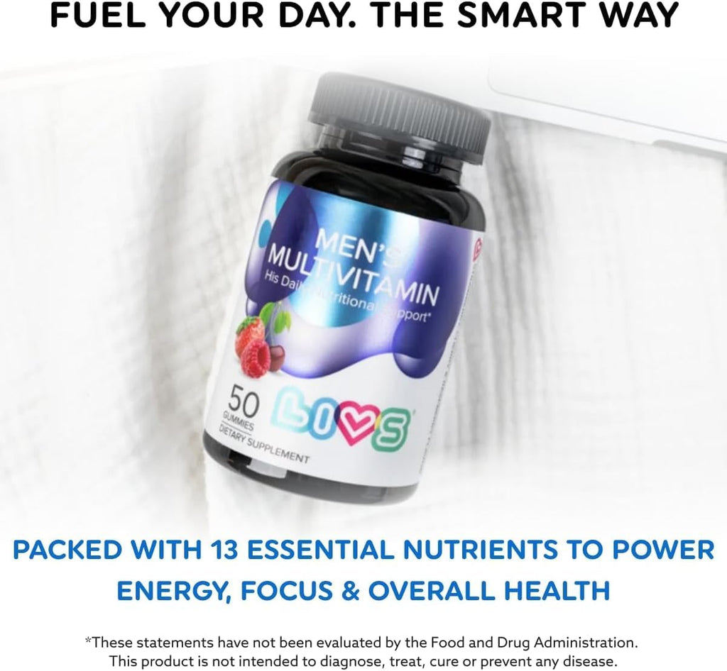 Men’s Multivitamins Gummies | Chewable Multivitamins for Men Health, Iron & Immune Support | Daily Vitamins with Zinc, Vitamin D3, B12, Biotin & More | Gluten Free & Vegan Gummy Vitamins – 100 Ct