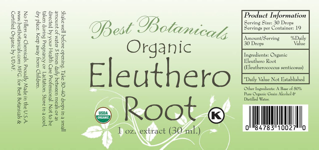 Eleuthero Root Extract 1 oz.