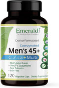 EMERALD LABS Men's 45+ Clinical Multi - Multivitamin for Comprehensive Support, Bone & Heart Health* - Designed for Men 45+ - Gluten-Free & Vegetarian - 120 Vegetable Capsules (30-Day Supply)
