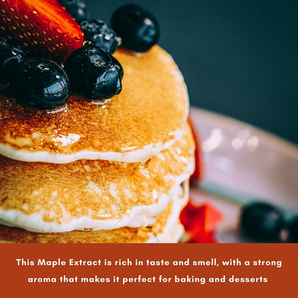 Native Vanilla - Pure Maple Extract - 4 Fl Oz - Pure Flavors and Extracts - Perfect for Cooking, Baking, and Dessert Crafting