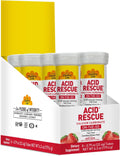 Country Life Acid Rescue On-The-Go Chewable Tablets - Certified Vegan & Gluten-Free Heartburn Relief, 400mg Calcium & Magnesium, Non-GMO, Sugar-Free Berry Flavor, Supports Bone Health, 8 Pack