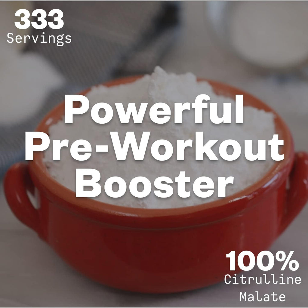 L Citrulline Malate 2:1 Powder, 1 kg, Supplement and Nitrate for Strength Performance and Energy, Pre-Workout L Arginine L Citrulline Supplement Powder, 334 Servings