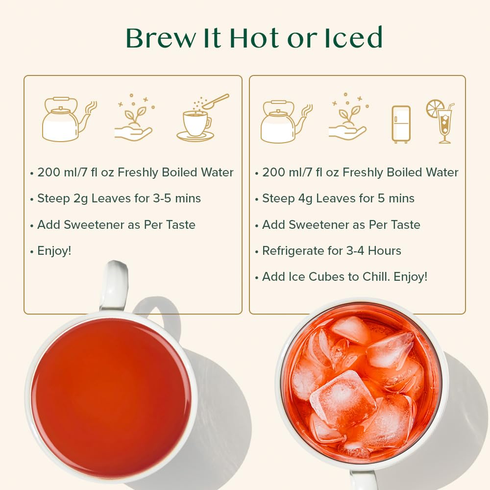 VAHDAM, Cinnamon Masala Chai Tea (50+ Cups,3.53oz) Ancient Cinnamon Tea Recipe | Spiced Chai Tea Loose Leaf | Brew Hot Black, Iced Or Chai Latte | Pure Unblended Loose Leaf Tea | Vacuum Sealed