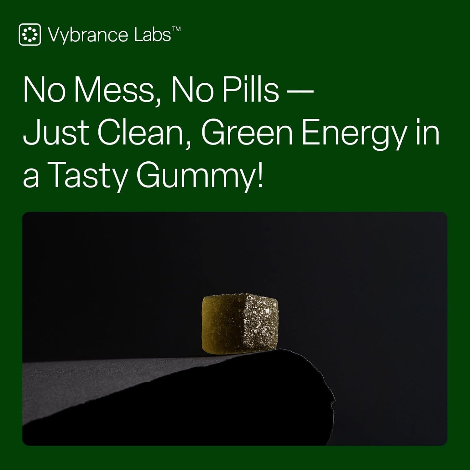 VYBRANCE LABS™  Super Greens Gummies | Vegan, Sugar‑Free | Prebiotics + Probiotics & Enzymes | Gut & Immune Support, Natural Energy | Mixed Berry | 120 Gummies (30 Servings) | Non‑GMO, Gluten‑Free