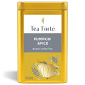 Tea Forte Pumpkin Spice Premium Loose Leaf Caffeinated Black Tea Blend Canister, Makes 35-50 Cups