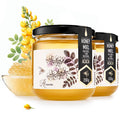 HONIGMA® Acacia Raw Honey | Exquisite Taste | 100% Pure | Unpasteurized | Unfiltered | Partially crystallized | 250g/8.8oz | Pack of 2