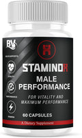 BLUE VIBE Staminox Premium Wellness and Advanced Health Management Supplement Pills, Staminox Maximum Strength Advanced Daily Health Support and Overall Wellness Formula Supplement (60 Capsules)