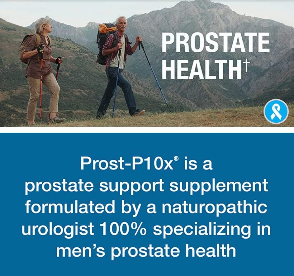 Advanced Prostate Health Supplement for Men, 10 Natural Ingredients, Saw Palmetto, Beta Sitosterol, Reduce Bathroom Trips & Urgency - 2 Month Supply