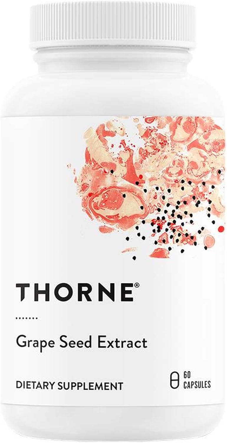 THORNE - Grape Seed Extract (Formerly O.P.C.-100) - Grape Seed Phytosome for Antioxidant Support* - 60 Capsules