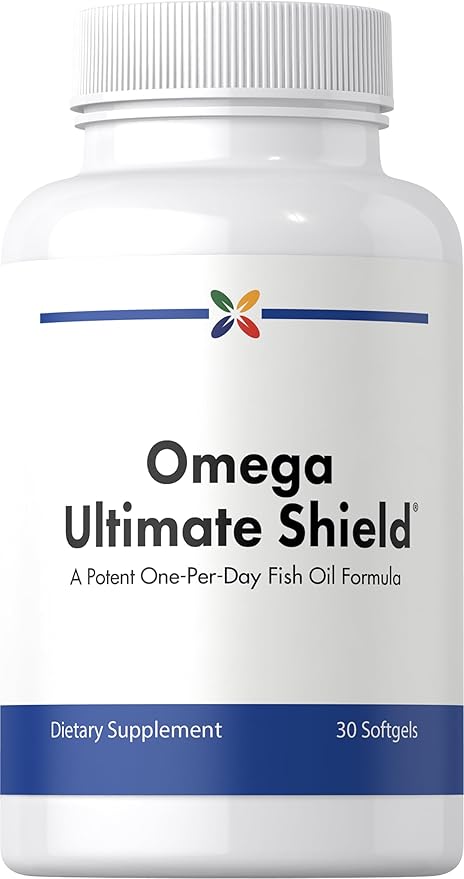 Stop Aging Now - Omega 3 Fish Oil Supplement - with EPA and DHA- 30 Softgels