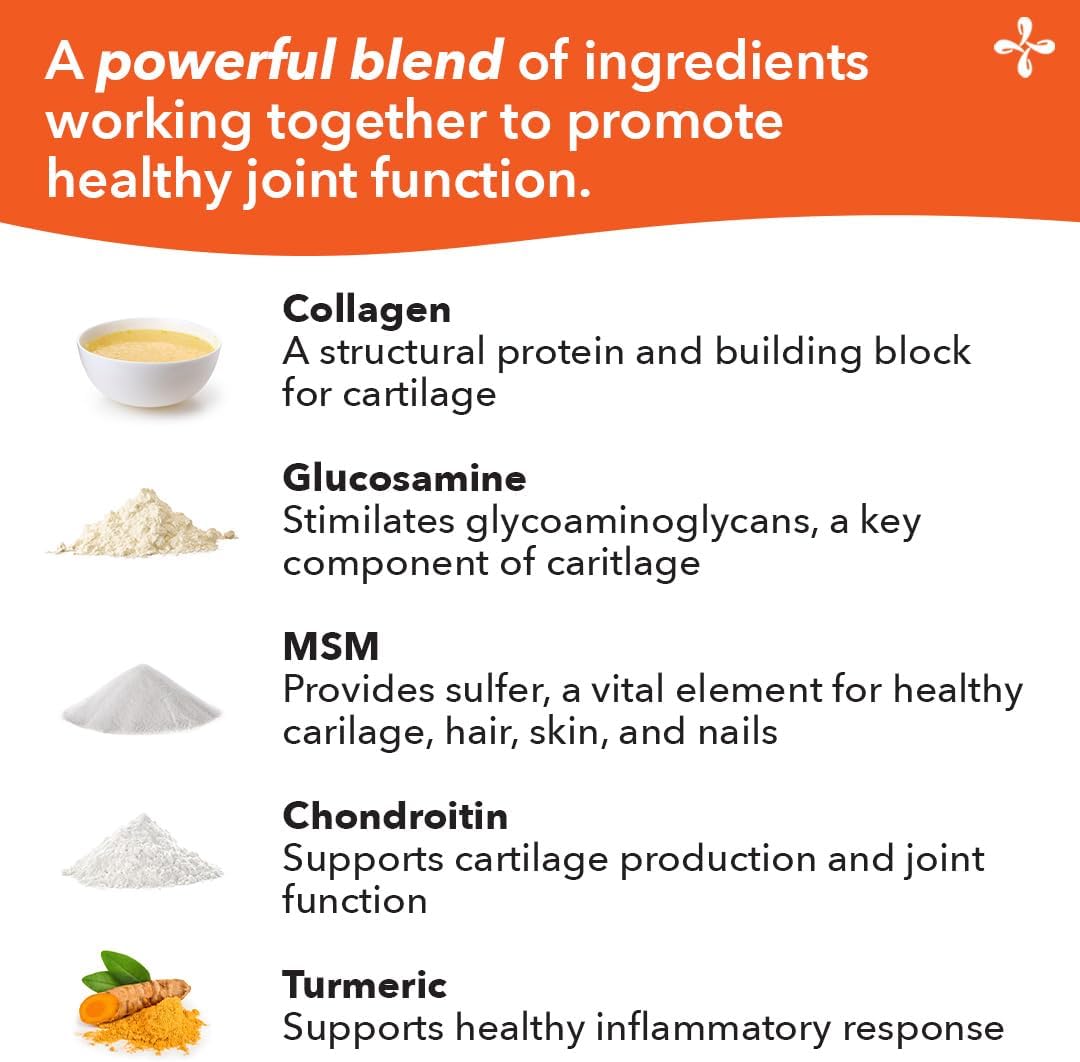 LifeSeasons Mobili-T - Joint Support Supplement - Reduce Inflammation & Aches - Increase Range of Motion - Rebuild Tissue & Cartilage - MSM Chondroitin Collagen Glucosamine & Turmeric - 120 Capsules