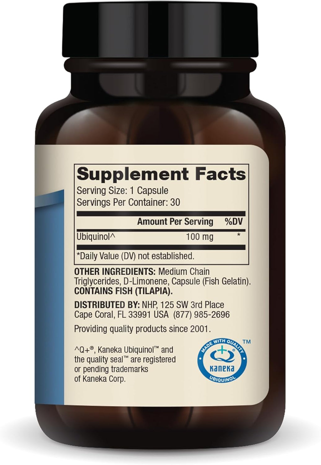 Dr. Mercola Ubiquinol - 100 mg Ubiquinol - Supports Energy Production - Antioxidant Supplement - Non-GMO, Gluten-Free & Soy-Free - 30 Capsules (30 Servings)
