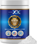 Genex Formulas Pure NMN Powder 100 Grams Bulk Supplement - Stabilized Form 99% Pure Powder for Increased NAD+ Levels, DNA Repair, & Healthy Aging - Non-GMO, GMP-Certified (100 Scoops)