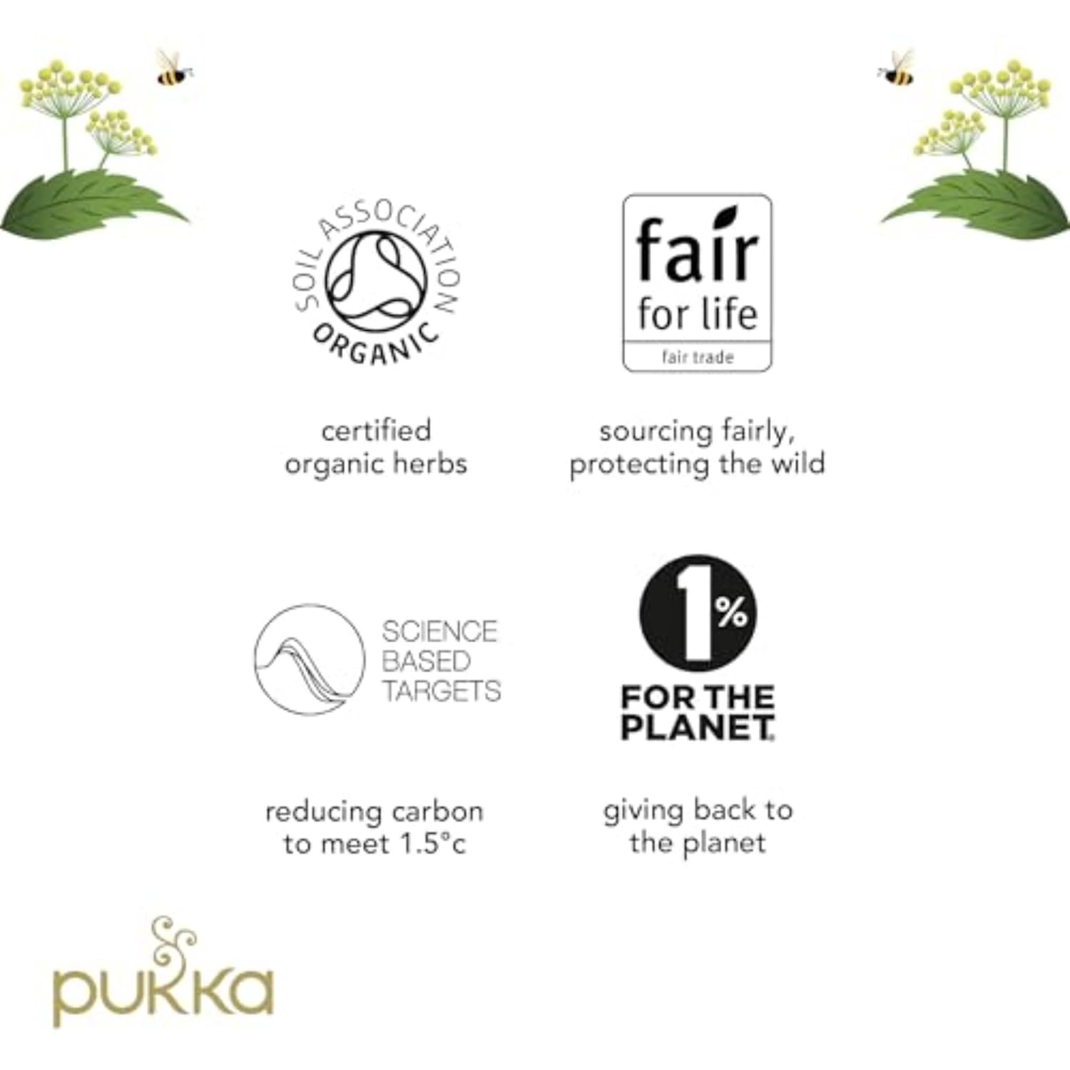 Pukka Elderberry & Echinacea Organic Herbal Tea, Perfect for Wellness Support, Caffeine Free, 80 Total Tea Bags (20ct - Pack of 4)