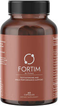 Fortim - Testosterone Support Supplement | Made by Doctors | for Vitality and Hormonal Health | with Fenugreek, L-Citrulline, Tongkat Ali | for Energy, Endurance, and Stamina | 60 Capsules