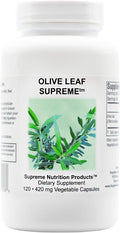 Supreme Nutrition Olive Leaf Supreme, 120 Pure Olive Leaf Vegetarian Capsules