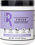 Roots Focus Nootropic Brain Supplement - BlackBerry Lavender Lemonade, Blend of Lion's Mane, Cordyceps, & Reishi Functional Mushrooms + Extended-Release Caffeine, 50 Servings