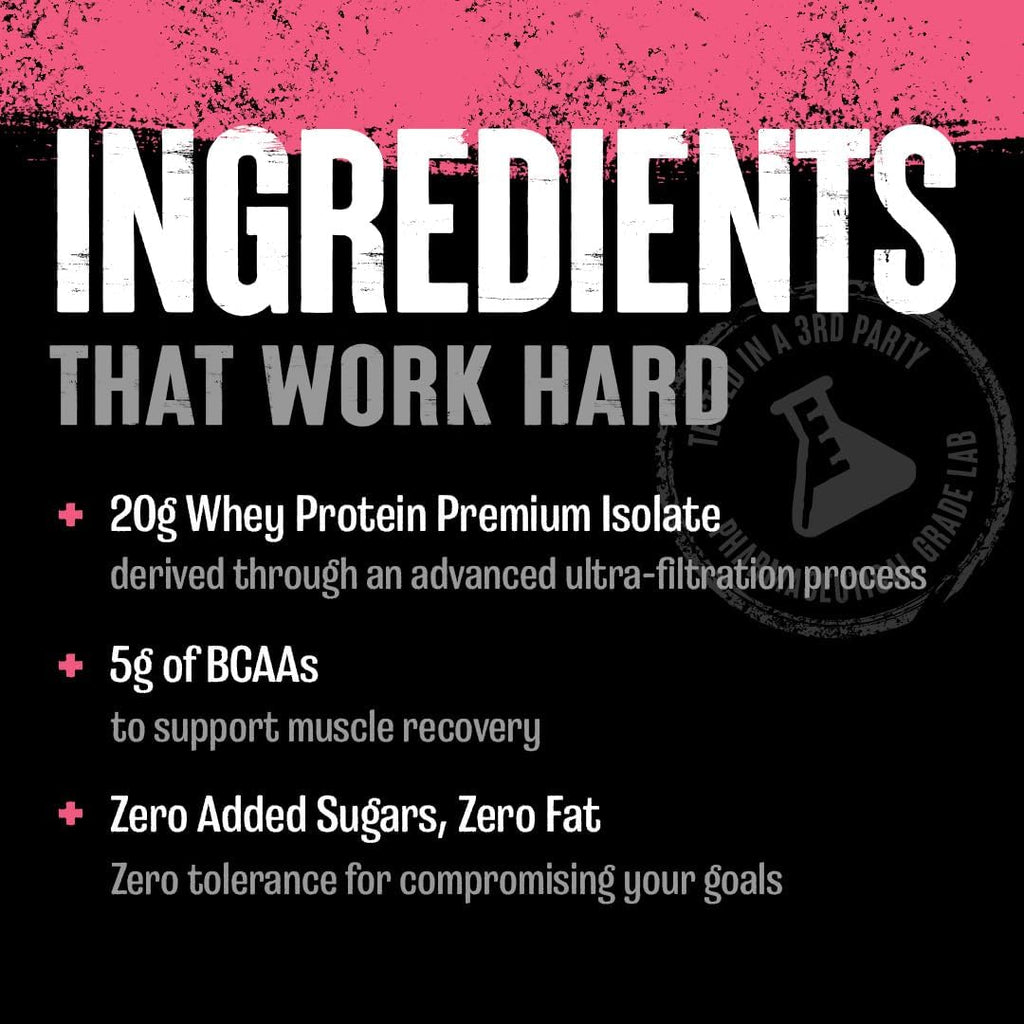 Clear Whey Isolate Protein Powder - Easy to Digest and Mix, 5g BCAA, Deliciously Juicy, Refreshing Anytime Drink for Men and Women, Watermelon Limeade 500g (20 Servings)
