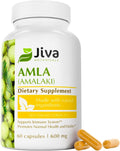Jiva Botanicals Amla Capsules (Amalaki) - 60 Vegan Capsules - Amla Powder - Indian Gooseberry Supplement for Vitality