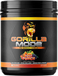 Gorilla Mode Pre Workout - Massive Pumps Laser Focus Energy Power - L-Citrulline, Creatine, L-Tyrosine, Betaine, Hydroprime, Alpha-GPC, 400mg Caffeine, Huperzine A - 816g (Fruit Punch)