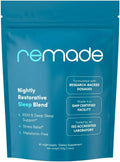 Remade Natural Sleep Aid Without Melatonin - Ashwagandha, L Theanine, Apigenin, Glycine