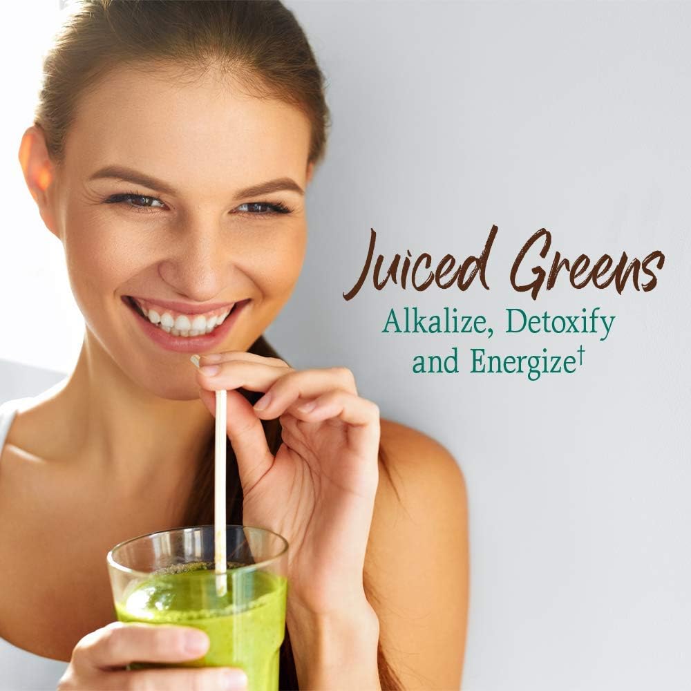 Garden of Life Raw Organic Perfect Food Green Superfood Juiced Greens Powder - Chocolate, 60 Servings, Non-GMO, Gluten Free, Vegan Whole Food Dietary Supplement Plus Probiotics, Enzymes