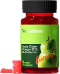 Sugar-Free Apple Cider Vinegar (ACV) Gummies with The Mother & B12, Vegan, Non-GMO, Gluten- & Gelatin-Free, 30 Count, Great Taste, Keto-Friendly