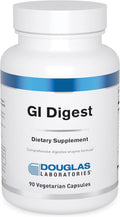 Douglas Laboratories G.I. Digest | Complete Enzyme Formula Including Gluten and Dairy Enzymes | 90 Capsules