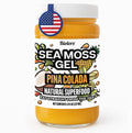Biolore Sea Moss Gel Pina Colada Made in USA Raw Wildcrafted Irish Seamoss Essential Vitamins Trace Minerals Vegan Superfood, Jam, Jelly & Sweet Spread Gifts (Pina Colada - 8OZ)