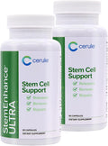 Cerule StemEnhance Ultra Stem Cell Support Supplement with Extracts from Freshwater Microalgae and Marine Macroalgae to Help Increase Circulating Adult Stem Cells and Promote Healing Two Pack