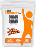BulkSupplements.com Camu Camu Powder - Superfood Supplement, Vegan & Gluten Free, 2.5g per Serving, 250g (8.8 oz) (Pack of 1)