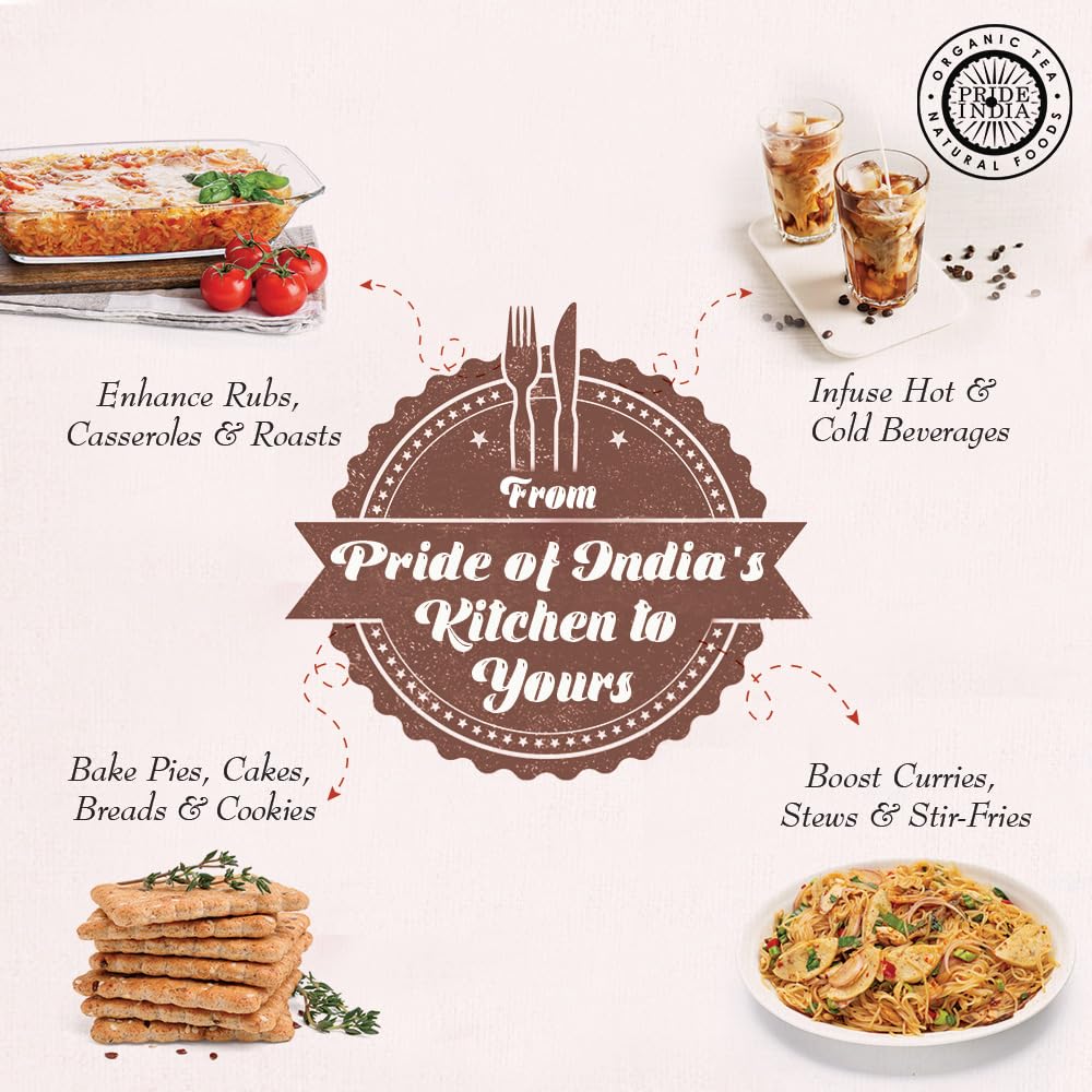 Pride Of India - PACK of 6 - Natural Cinnamon Ground – Pure & Fresh – Gourmet Spice – Perfect for Sweet & Savory Dishes – Easy to Use – Good for Restaurant Use - 7 oz. Medium Dual Sifter Bottle
