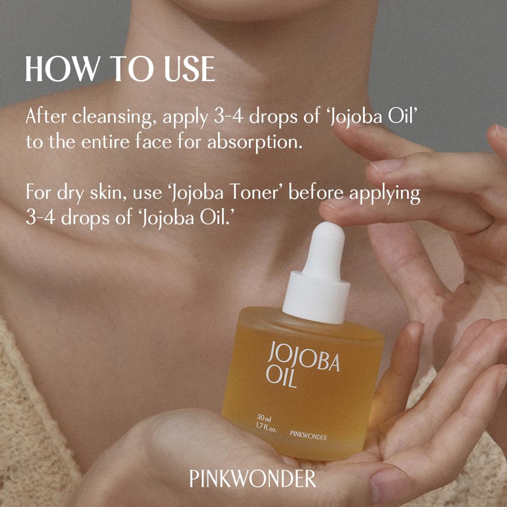 PINKWONDER USDA Organic Jojoba Oil (0.33oz, Jojoba oil)