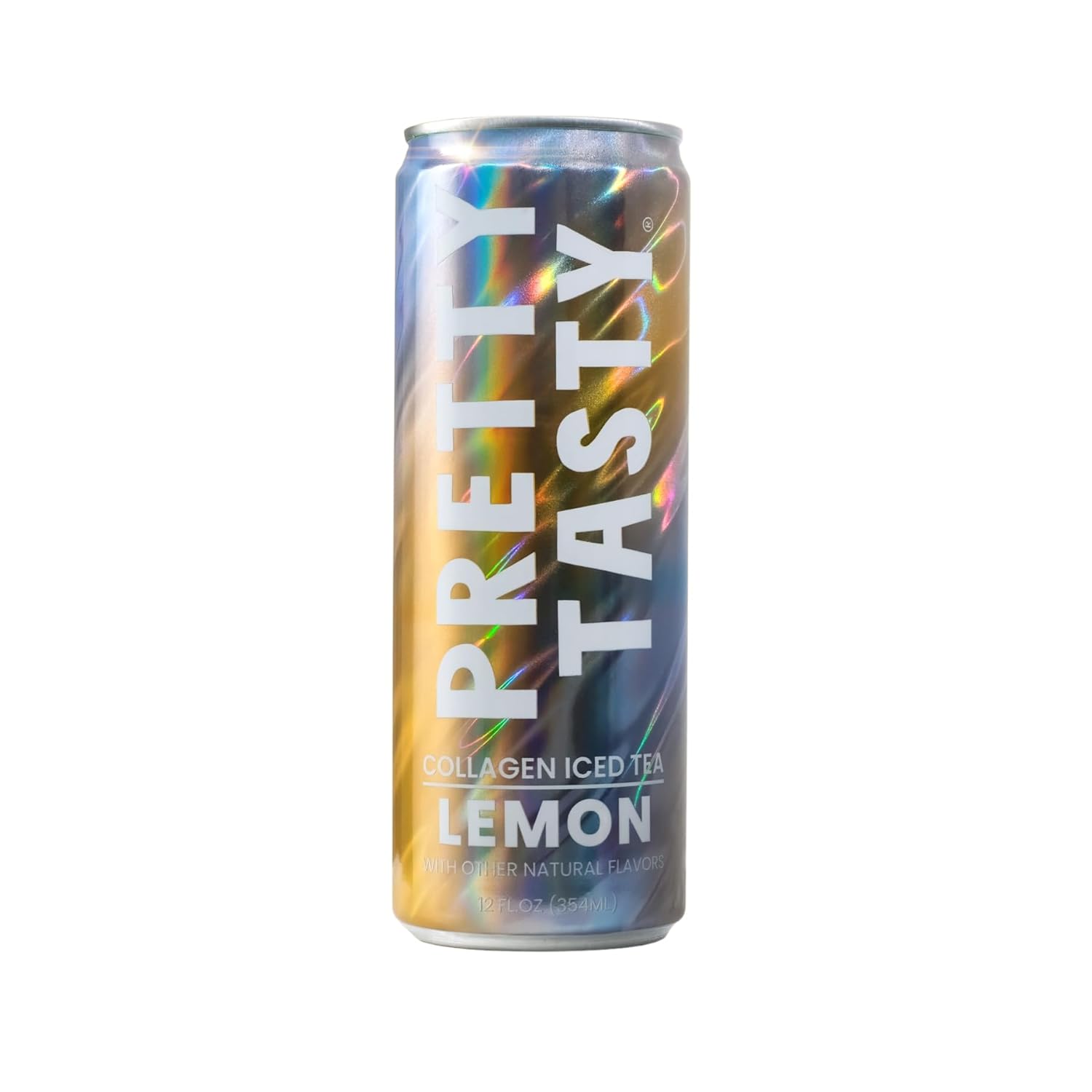 Pretty Tasty Radiance Collagen Tea - Beauty and Wellness - 10g Collagen Peptides Mix - (12 Pack) Lemon