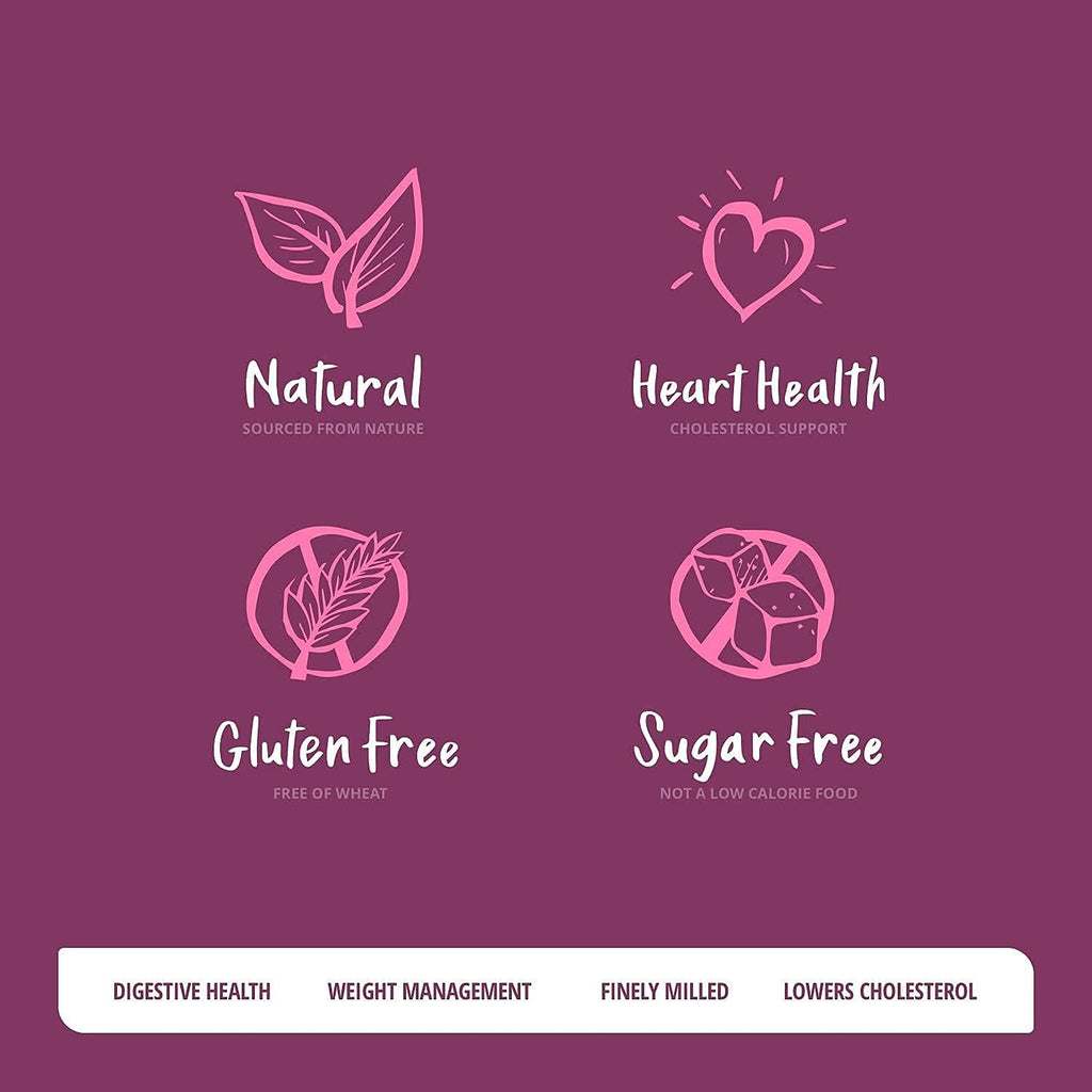 Sugar-Free Psyllium Husk Fiber Powder, Berry Flavored 32 oz