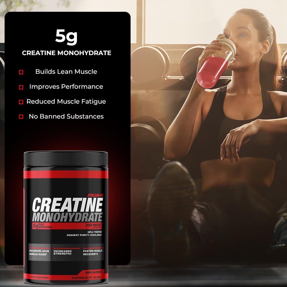 X-CREATINE Pure Micronized Creatine Monohydrate Powder - Supports Muscle Strength, Power, and Recovery - Gluten-Free, Non-GMO, Performance Enhancing Supplement (90 Servings)