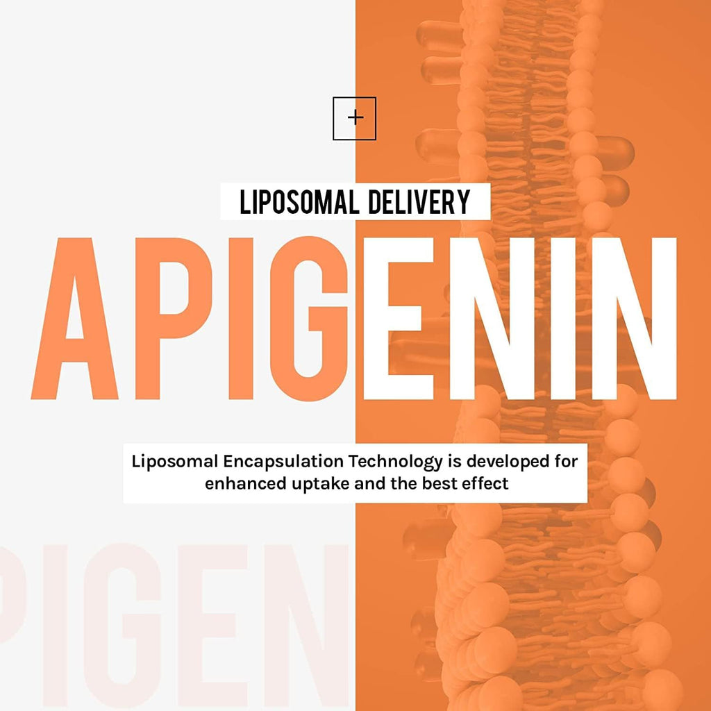 Liposomal apigenin 500mg Softgels - Optimal Apigenin Supplement with Fisetin, Quercetin and Theaflavins - 8 Month Supply