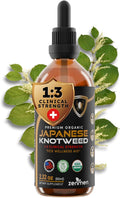 Japanese Knotweed Premium Resveratrol USDA 3rd Party Tested Tincture 60ml/2.32 Oz - 1:3 Clinical Strength Ratio - Tick Wellness Aid and Immune Support Supplement - Made in The USA